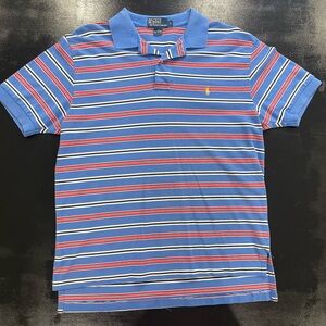 Polo Ralph Lauren Blue Striped Polo Shirt